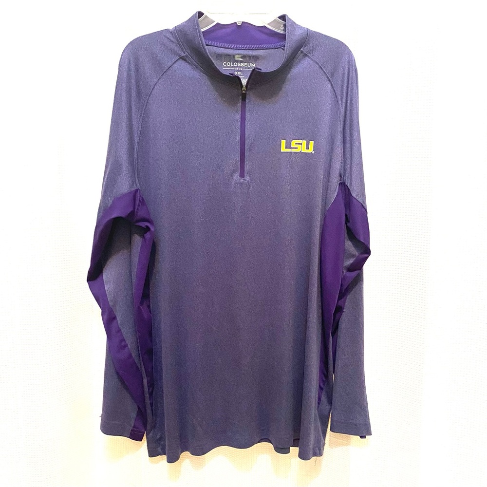 Men’s COLOSSEUM LSU quarter-zip top